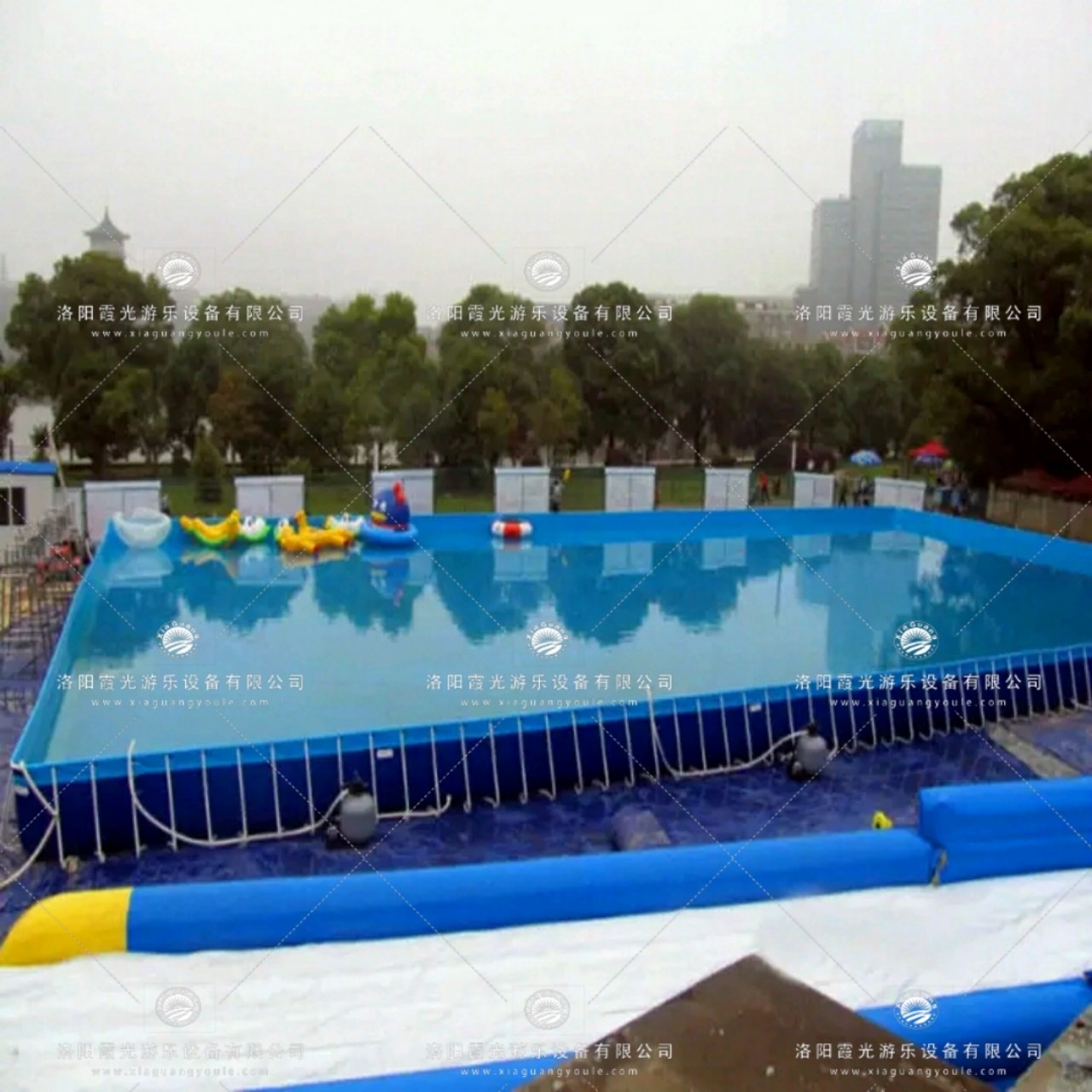 平南大型支架游泳池